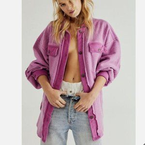 Free People Ruby Jacket | RARE Dramatic Orchid | S